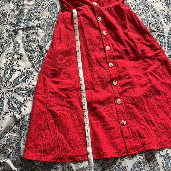 Strappy Red Dress size XS - Picture 3 of 6